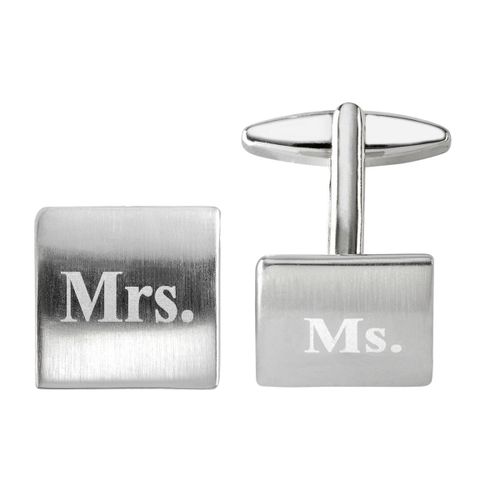 LINDENMANN Manschettenknöpfe Mr. + Mrs. Default Title