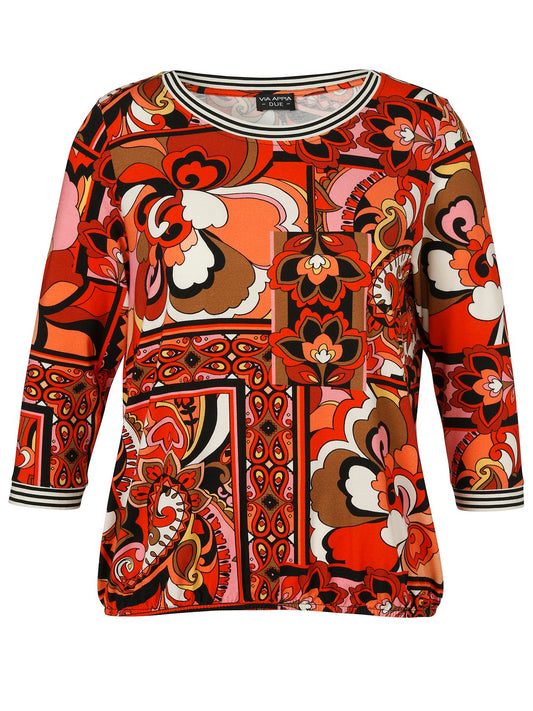 T-Shirt U-Boot 3/4 Arm Druck