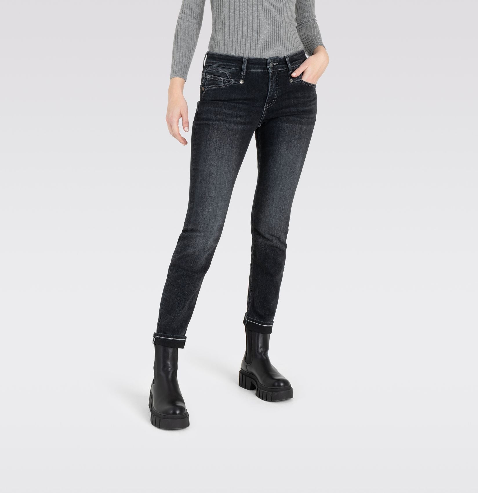 MAC MAC JEANS - RICH SLIM, Light authentic denim