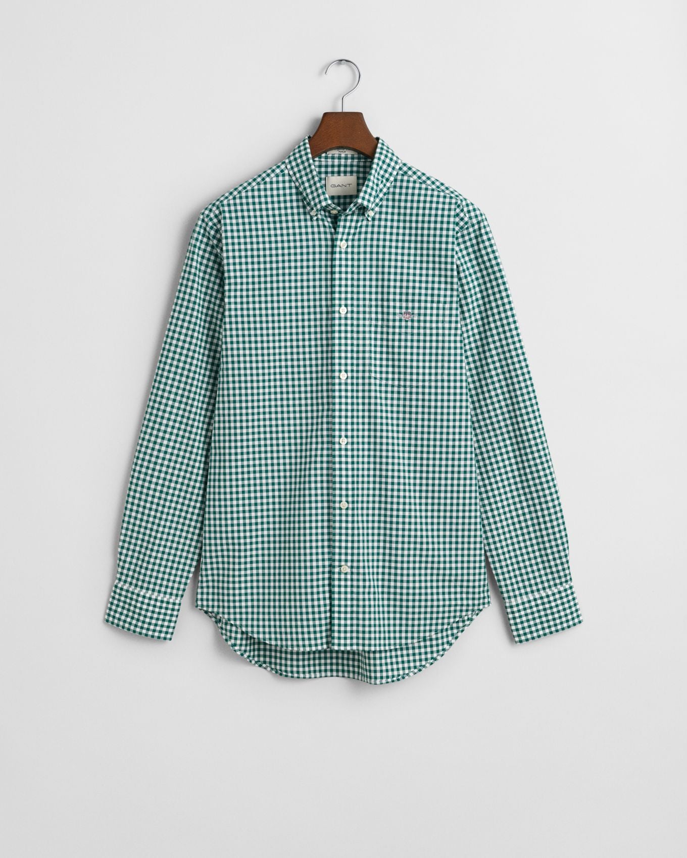 GANT Regular Fit Classic Popeline Hemd mit Vichy-Karo M
