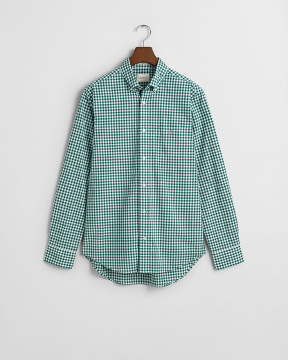 GANT Regular Fit Classic Popeline Hemd mit Vichy-Karo M