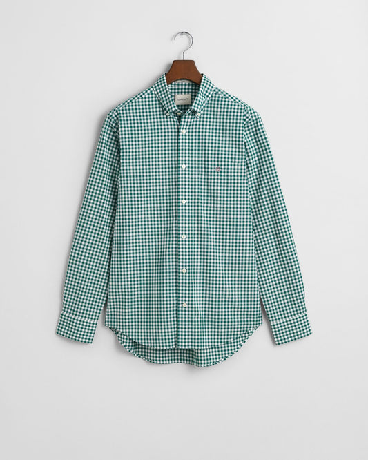 GANT Regular Fit Classic Popeline Hemd mit Vichy-Karo M
