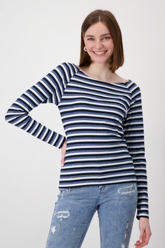 MONARI Pullover, moonlight blue Ringel