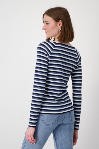 MONARI Pullover, moonlight blue Ringel