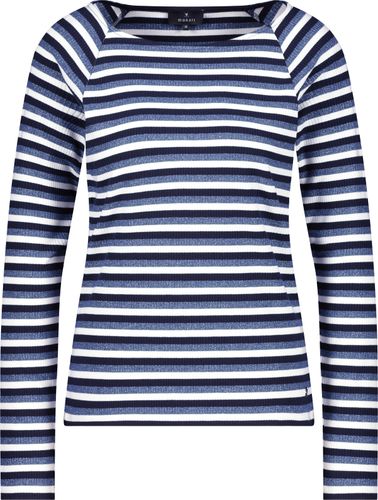 MONARI Pullover, moonlight blue Ringel