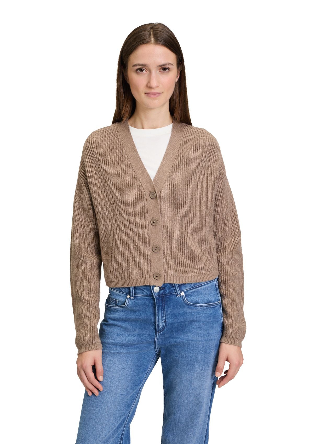 CARTOON Basic-Strickjacke