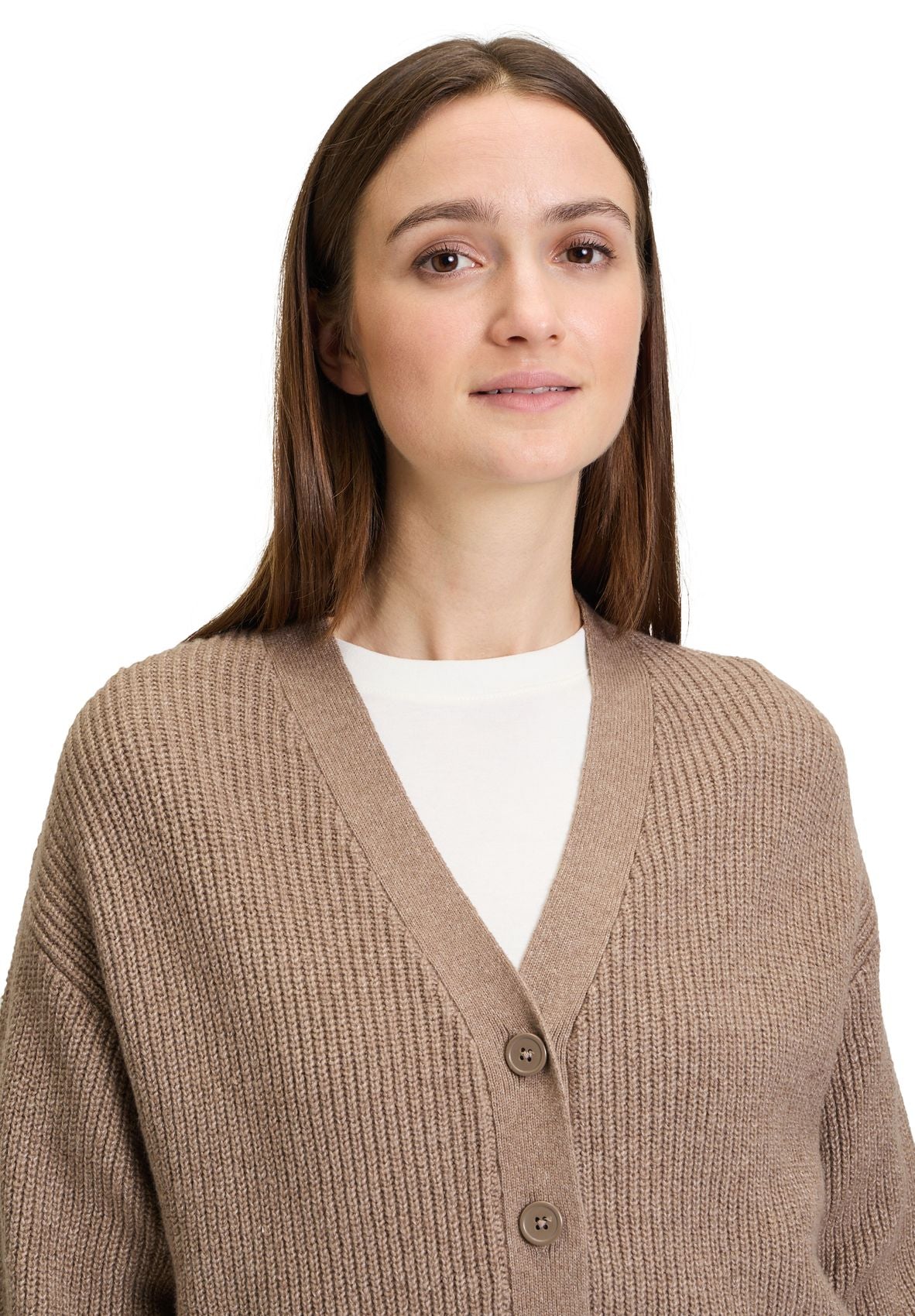 CARTOON Basic-Strickjacke