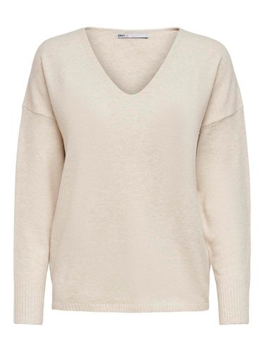 ONLY ONLY ONLRICA LIFE L/S V-NECK PULLO KNT NOOS