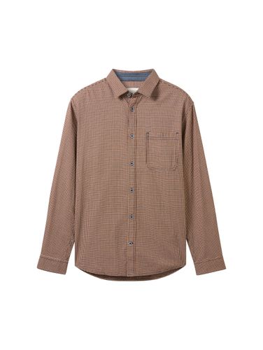 TOM TAILOR Regular Fit Hemd mit Hahnentrittmuster XXL