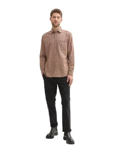 TOM TAILOR Regular Fit Hemd mit Hahnentrittmuster