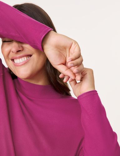 SAMOON Feinstrick Pullover mit Turtleneck