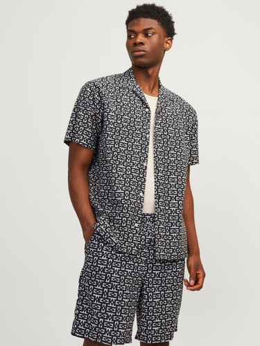 JORLUKE SEERSUCKER RESORT SHIRT SS SN