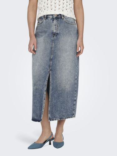 ONLY ONLY ONLAYOE HW FRONT SLIT MIDI DNM SKIRT DCC