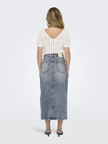 ONLY ONLY ONLAYOE HW FRONT SLIT MIDI DNM SKIRT DCC