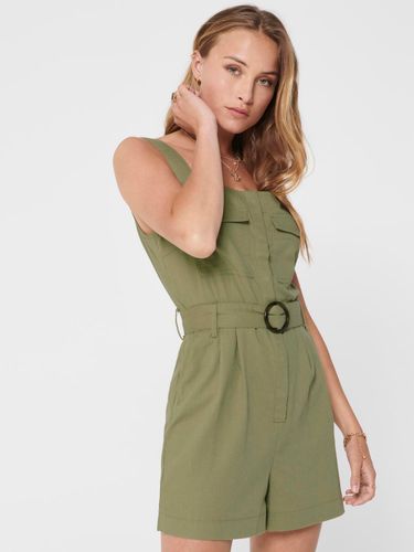 ONLY CARMAKOMA ONLY CARMAKOMA ONLNOREEN-BIBS STRAP PLAYSUIT PNT