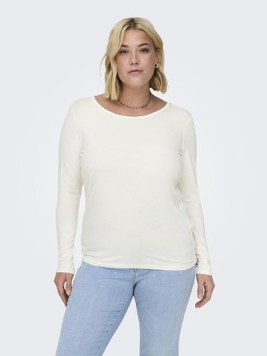 ONLY CARMAKOMA CARLONNY LS O-NECK TOP NOOS