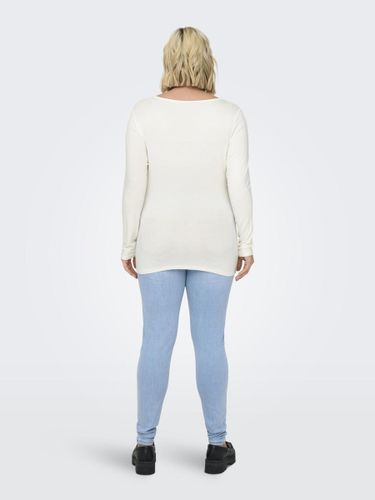 ONLY CARMAKOMA CARLONNY LS O-NECK TOP NOOS