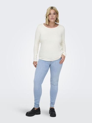 ONLY CARMAKOMA CARLONNY LS O-NECK TOP NOOS