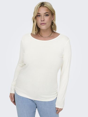 ONLY CARMAKOMA CARLONNY LS O-NECK TOP NOOS