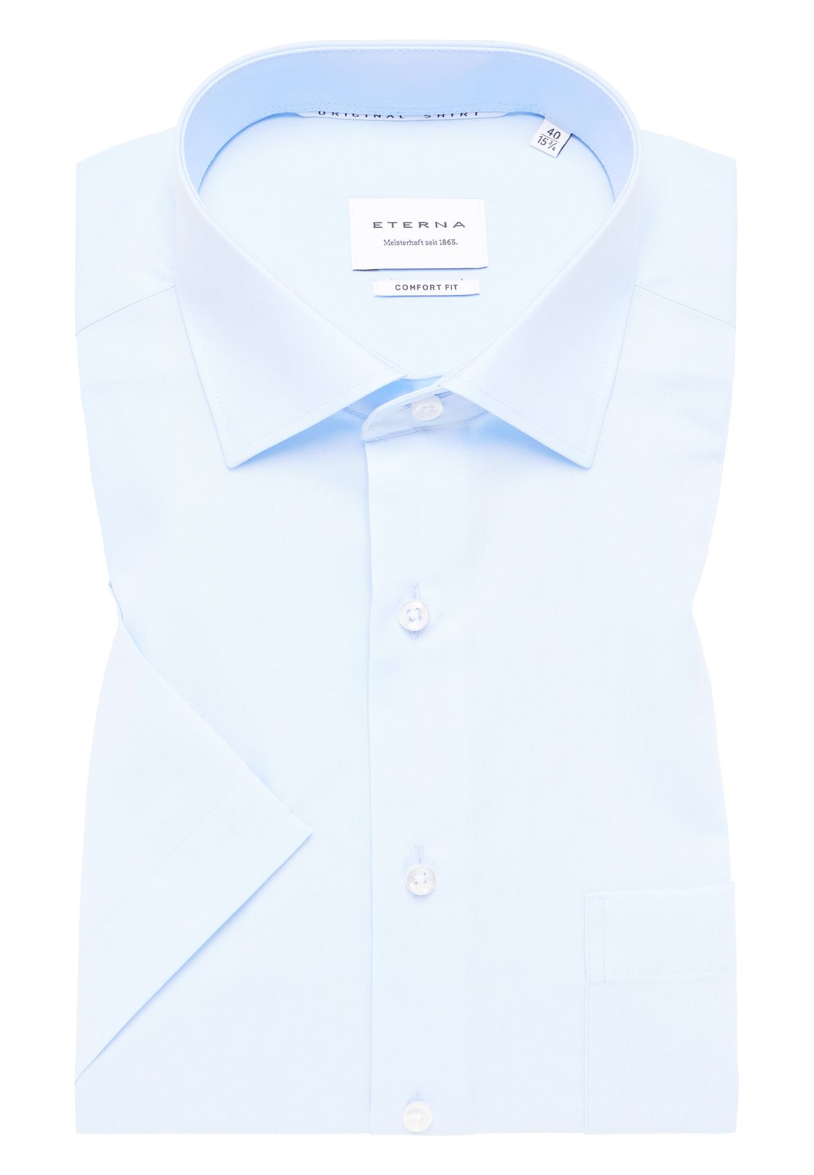 ETERNA Original Shirt Popeline Kurzarm 42 Kurzarm