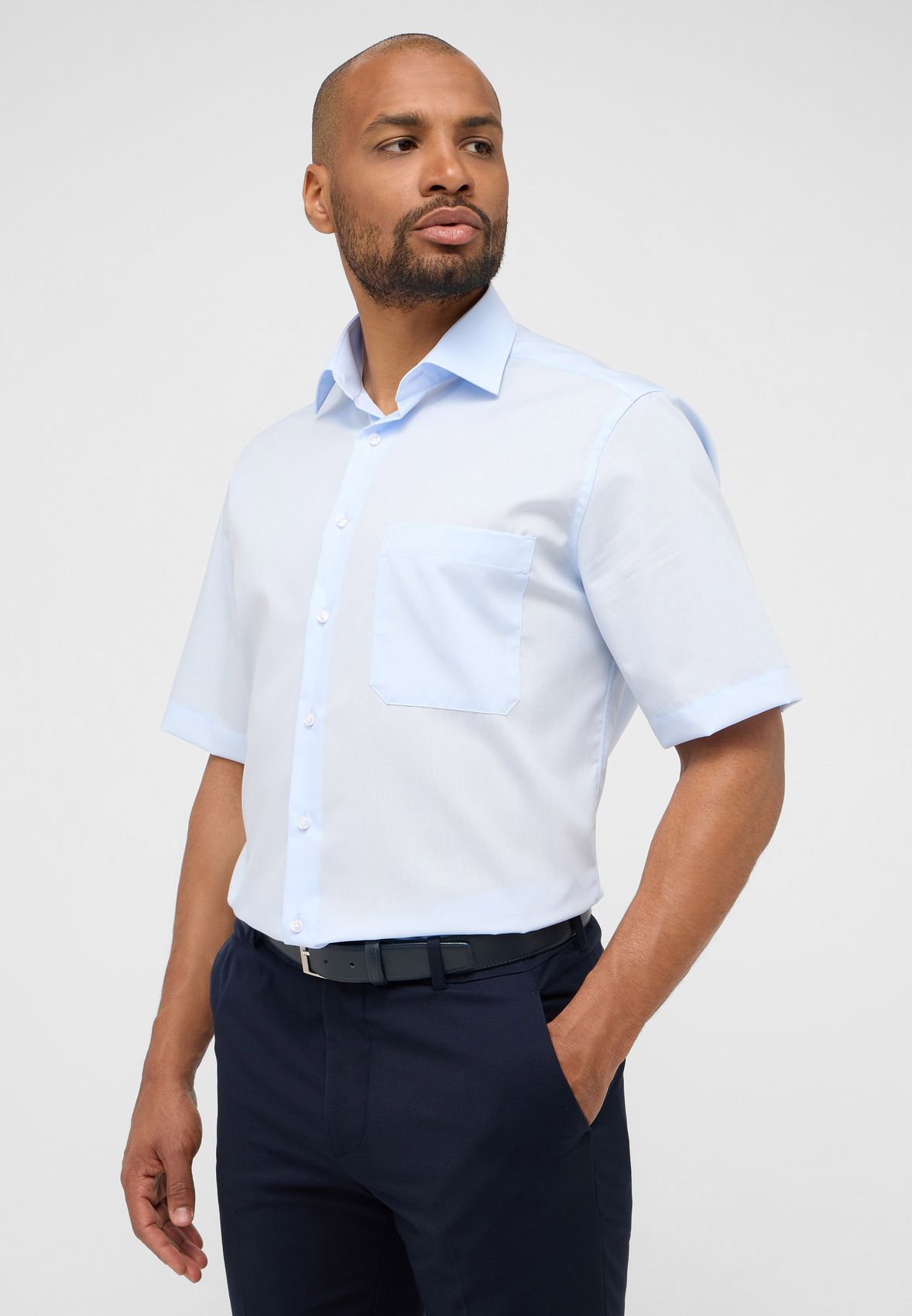 ETERNA Original Shirt Popeline Kurzarm