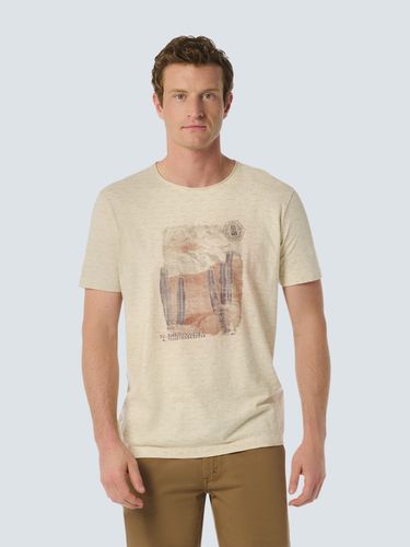 NO EXCESS NO EXCESS T-Shirt Crewneck Slub Stripes With Linen M