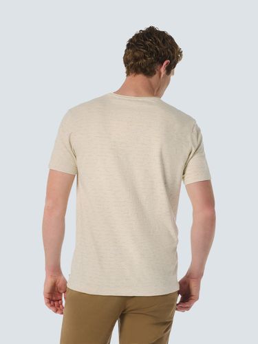 NO EXCESS NO EXCESS T-Shirt Crewneck Slub Stripes With Linen