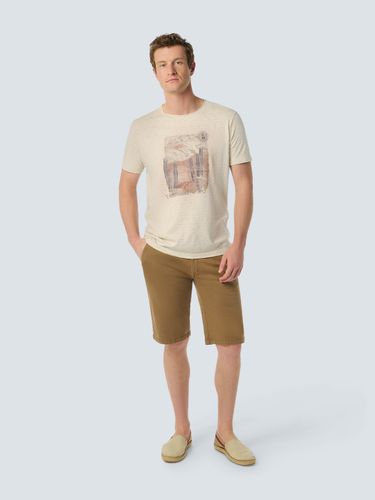 NO EXCESS NO EXCESS T-Shirt Crewneck Slub Stripes With Linen
