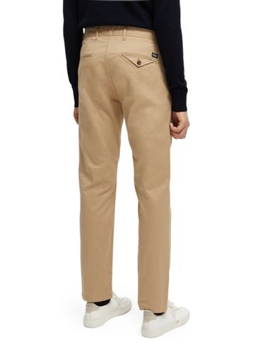 SCOTCH & SODA Essentials - Stuart regular slim-fi, Sand
