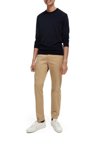 SCOTCH & SODA Essentials - Stuart regular slim-fi, Sand