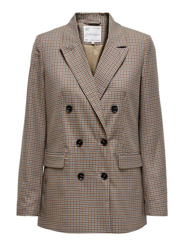 ONLY CARMAKOMA ONLY CARMAKOMA OPMNANTES L/S LOOSE CHECK BLAZER TLR