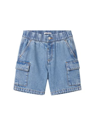 TOM TAILOR Cargo Jeansshorts mit recycelter Baumwolle 110