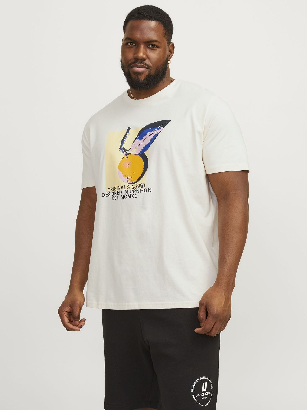 JACK & JONES JACK&JONES JORTAMPA AOP BRANDING TEE SS C.N PLS