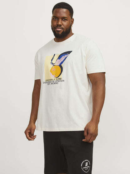 JACK & JONES JACK&JONES JORTAMPA AOP BRANDING TEE SS C.N PLS