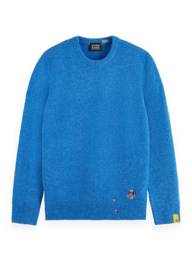 SCOTCH & SODA Regular fit softy-knit melange pull, Rhythm Blue