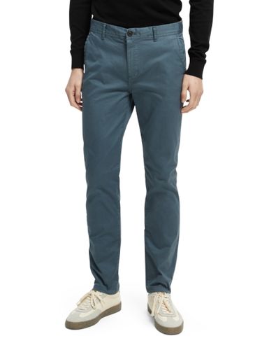SCOTCH & SODA Essentials - Stuart regular slim-fi, Steel 34-34