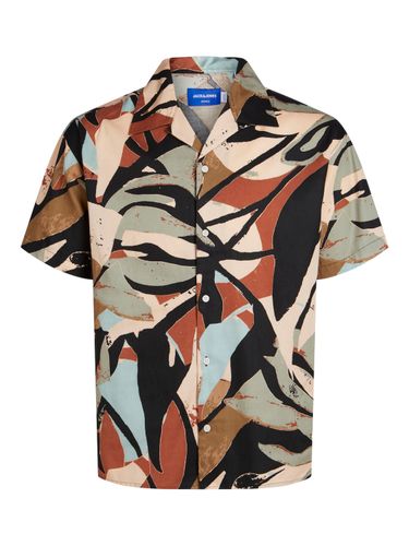 JACK & JONES JACK&JONES JORSEQUOIA TENCEL AOP RESORT SHIRT SS L