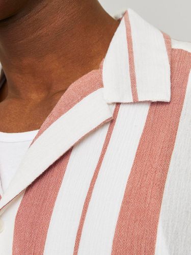 JACK & JONES JACK&JONES JORLUKE CREPE STRIPE SHIRT SS STYD24
