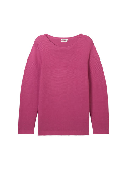 TOM TAILOR Plus Size - Strickpullover aus Bio-Baumwolle 46