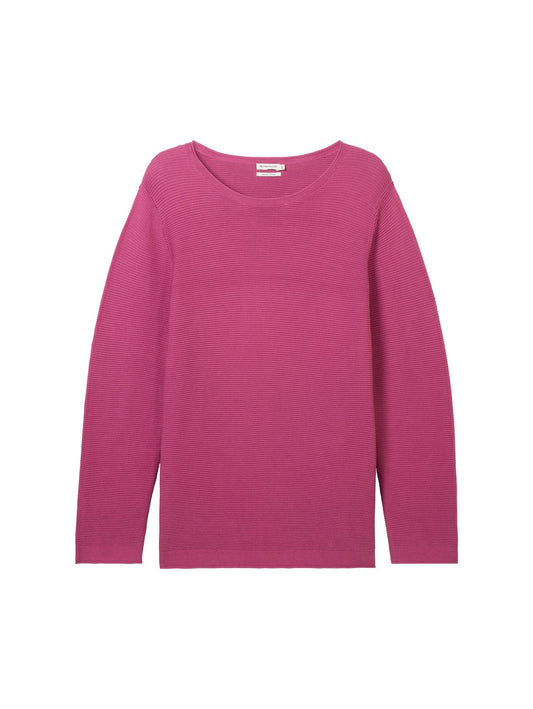 TOM TAILOR Plus Size - Strickpullover aus Bio-Baumwolle 46