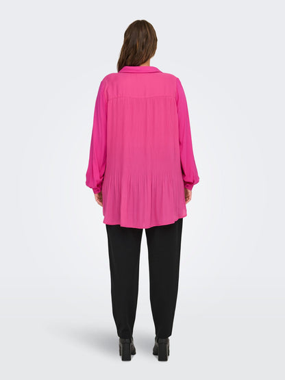 ONLY CARMAKOMA CARFREYJA L/S LONG SHIRT WVN