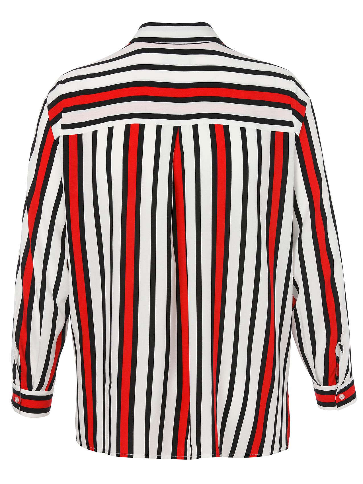 FRAPP Bluse Hemdkragen 1/1 Arm Druck Streifen