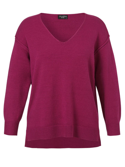 VIA APPIA Pullover V-Ausschnitt 1/1 Arm 52