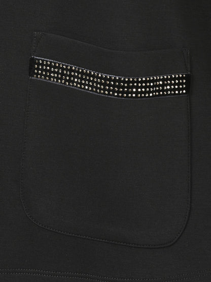 VIA APPIA Sweatshirt Stehkragen 1/1 Arm Taschen