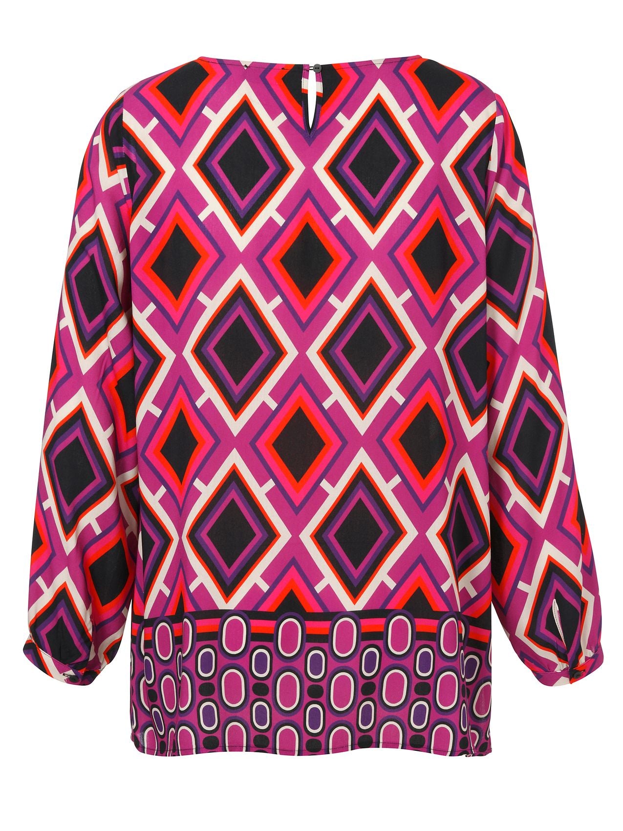 VIA APPIA Bluse Rundhals 1/1 Arm Druck