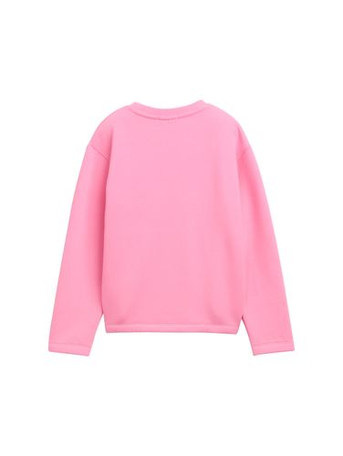 TOM TAILOR Cropped Print Sweatshirt mit Bio-Baumwolle