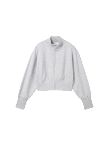 TOM TAILOR Cropped Sweatjacke mit Bio-Baumwolle