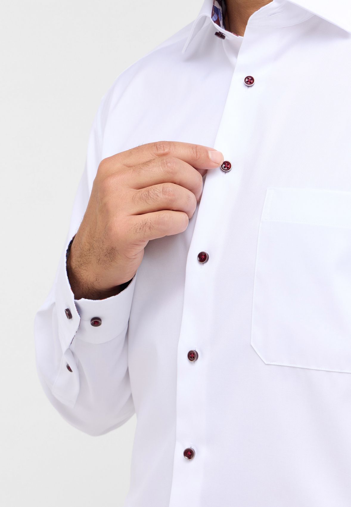 ETERNA Cover Shirt Twill Langarm