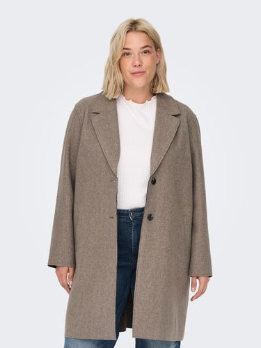 ONLY CARMAKOMA CARNEW CARRIE BONDED COAT OTW NOOS