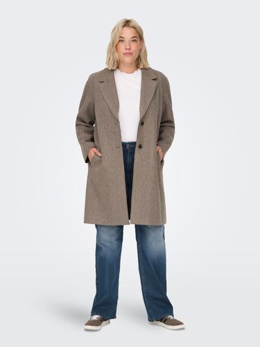 ONLY CARMAKOMA CARNEW CARRIE BONDED COAT OTW NOOS